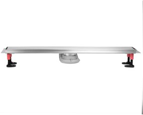 Rea Neox Superflow, odtokový žľab 60cm, brúsená oceľ, REA-G2705