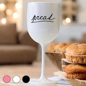 Ahome Pohár na víno Prcat Vyberte farbu: Biela