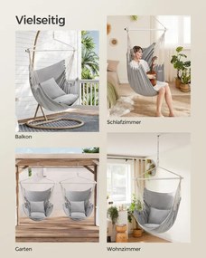 Závesné kreslo s vankúšmi GDC197G01