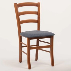 Stima stolička PAYSANE s čalúneným sedákom Vyberte odtieň ->: Rustikál, Vyberte látku ->: LUX Jeans 33