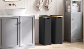 Koš na prádlo Leslie 65 L černý