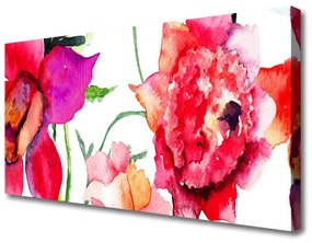 Obraz na plátne Kvety umenie 120x60 cm