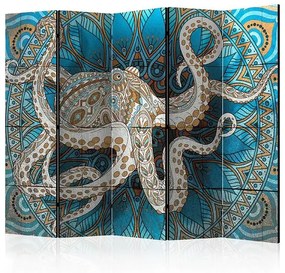 Paraván - Zen Octopus II [Room Dividers] Veľkosť: 225x172, Verzia: Obojstranný