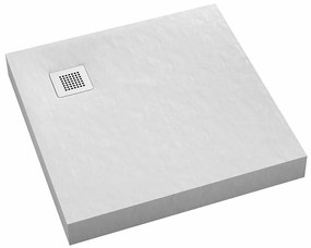 Sprchová vanička New Horizons White Stone 90x90x12 3.3301/B/ST-M2