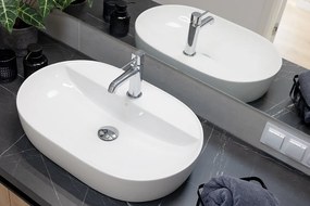 Laveo Umývadlo na dosku Lomami 61x40 cm - VUL_6161, keramika, biele