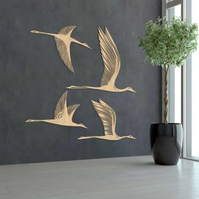 Drevený obraz na stenu – Let vtákov | SENTOP HDF0525