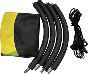 LEAN Sport Záhradná hojdačka Čapie hniezdo pre deti Farebná 100 cm