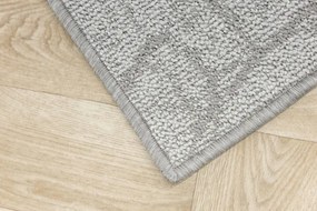 Metrážny koberec Marble 71 mramor, svetlosivý