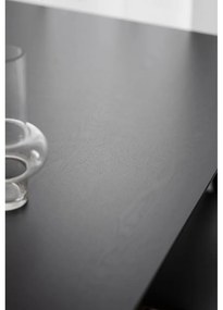 Čierny jedálenský stôl Rowico Lotta, 140 x 90 cm