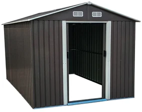 Plechový záhradný domček Toolster 205x257x202 cm - sivá