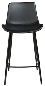 Čierna koženková barová stolička DAN-FORM Denmark Hype