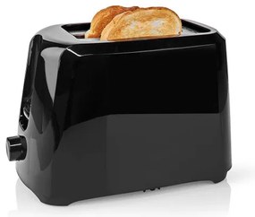 Nedis KABT150EBK - Hriankovač s dvoma otvormi 700W/230V čierna