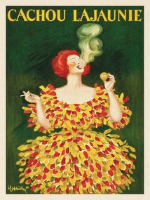 Umelecká tlač Cachou Lajaunie Smoking Lady (Vintage Cigarette Ad) - Leonetto Cappiello, (30 x 40 cm)