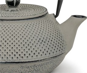 Sivá kanvica na čaj z liatiny 800 ml Jang – Bredemeijer