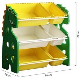 JAKS Organizér do detskej izby dinosaurus -  po17