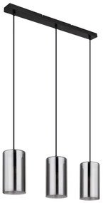 Globo 21002-3H - Luster na lanku OLLY 3xE14/25W/230V čierna