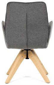 Autronic BONTEC Jedálenská stolička, sivá, látka, DCH-C2148 GREY2 Farba: Šedá