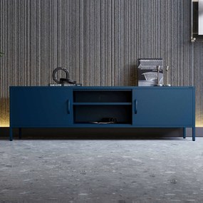 RTV skrinka XL ROSARIA 1700 x 400 x 500, tmavomodrá