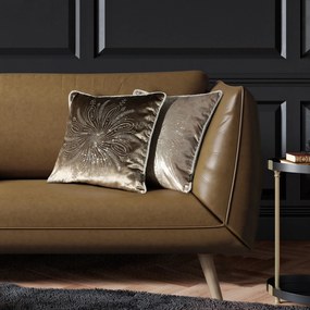 DEKORAČNÁ OBLIEČKA NA VANKÚŠ ROYAL7 45X45 CM TMAVOBÉŽOVÁ