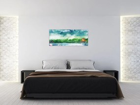 Obraz - Snová krajina (120x50 cm)