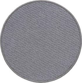 AladinWorld Expres, Kusový koberec Atlas 92 šedý kruh, 400x400 (priemer) kruh, šedá, chodba / predsieň