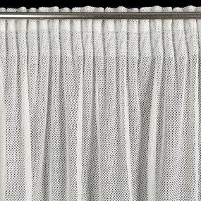 ZÁVES NA PÁSKE ALEKSA 140X270 CM BIELA