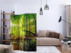 Paraván - Forest Stream [Room Dividers] Veľkosť: 135x172, Verzia: Jednostranný