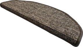 Vopi Nášľapy na schody Alassio hnedé polkruh, samolepiaci - 24x65 polkruh (rozmer vrátane ohybu)