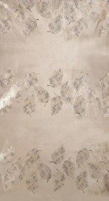 EUROFIRANY ZATEMŇOVACÍ ZÁVES NA KRÚŽKOCH IDALIA 140X250 CM LISTY