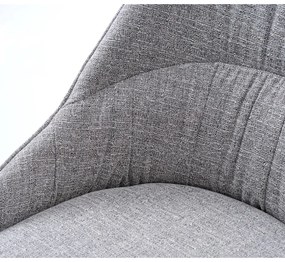 Sivé jedálenské stoličky v súprave 2 ks Meridian – Unique Furniture