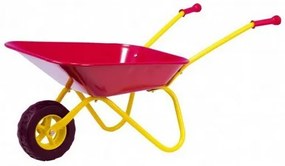 Teddies Plechový fúrik Yupee veľký červený 78x40x32cm v krabici