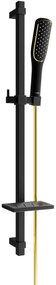 Posuvný sprchový set MEXEN DQ49 černý/zlatý