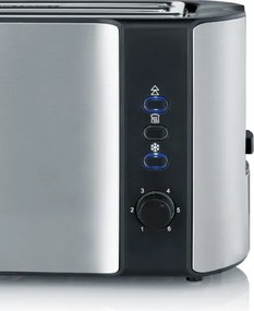 Severin AT 2590 - Hriankovač so štyrmi otvormi 1400W/230V nerez/čierna