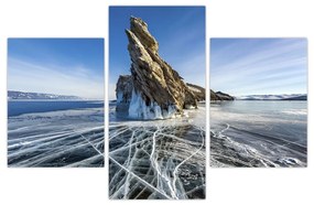 Obraz ľadovej skaly (90x60 cm)