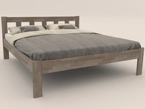 Manželská posteľ Tema 180x200 cm, šedý buk