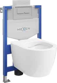 Mexen Fenix XS-U, podomietkový modul a závesné WC Carmen, biela, 6853388XX00
