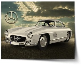 Sablio Plagát Mercedes-Benz 300 SL Na ceste - 60x40 cm