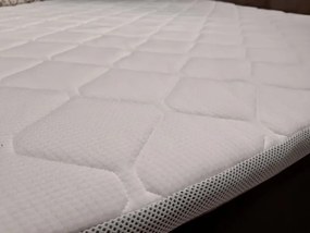 Posteľ boxspring Fresco 180x200 cm, svetlo hnedá látka