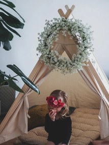 Detský stan na hranie naturálny