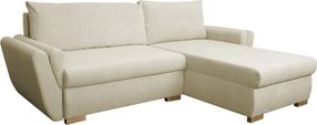 Rohová sedačka Helvetius, béžová látka