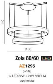 AZzardo Zola 80/60  AZ1295
