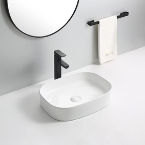Erga Nancy, umývadlo na dosku 510x370x120 mm, biela lesklá, ERG-V03-9611-WH