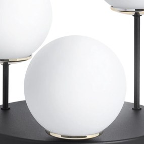 Stropné svietidlo Florence, 3x biele sklenené tienidlo, b/g, o