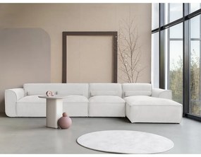 Biela rohová pohovka (pravý roh) Flex Felix – Miuform