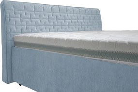 Posteľ Rita 180x200 cm, svetlo modrá látka