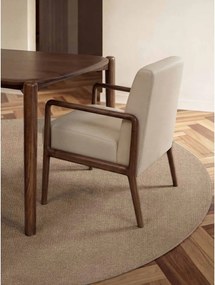 Béžový ručne tkaný vlnený okrúhly koberec ø 200 cm Greenwich – Ted Baker