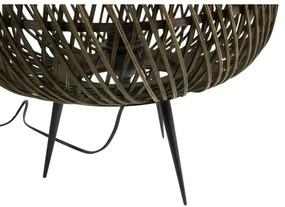 Stolná lampa MOZA 1xE27/60W/230V bambus zelená