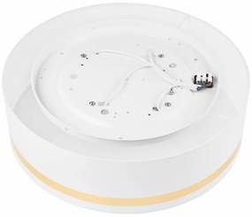 Stropné svietidlo SIRJA STRIPE 4xE27/15W/230V pr. 45 cm biela