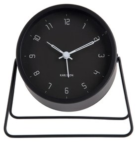 Karlsson 5952BK dizajnový budík 13 cm