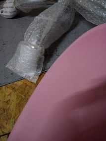 AKCIA Ružová kancelárska stolička PRINT II. akosť
